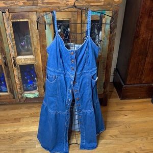 Madewell size 6 blue denim dress